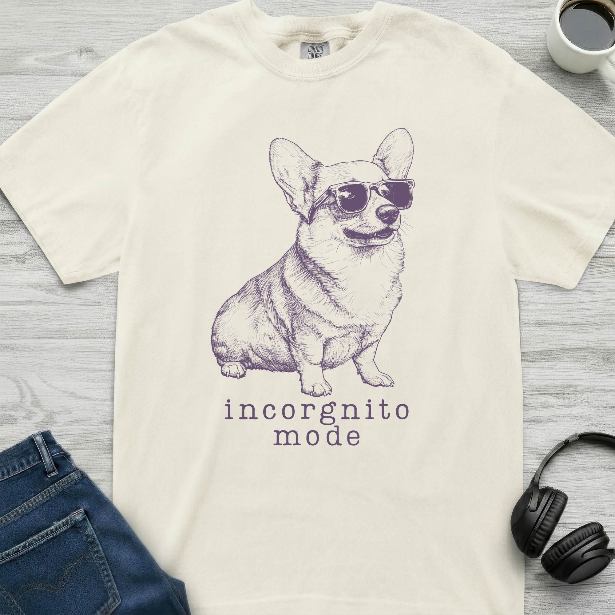 Incognito Corgi T-Shirt