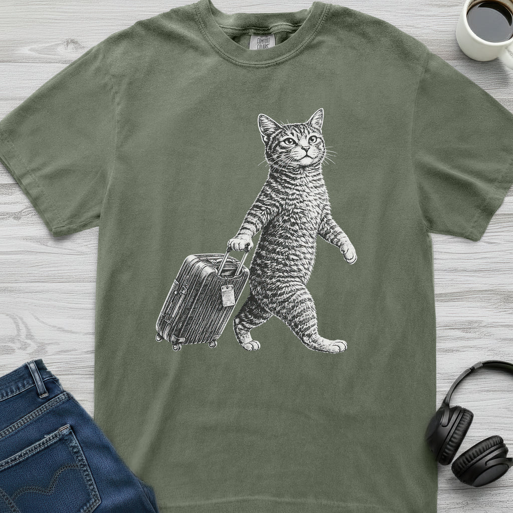 Cat Luggage T-Shirt