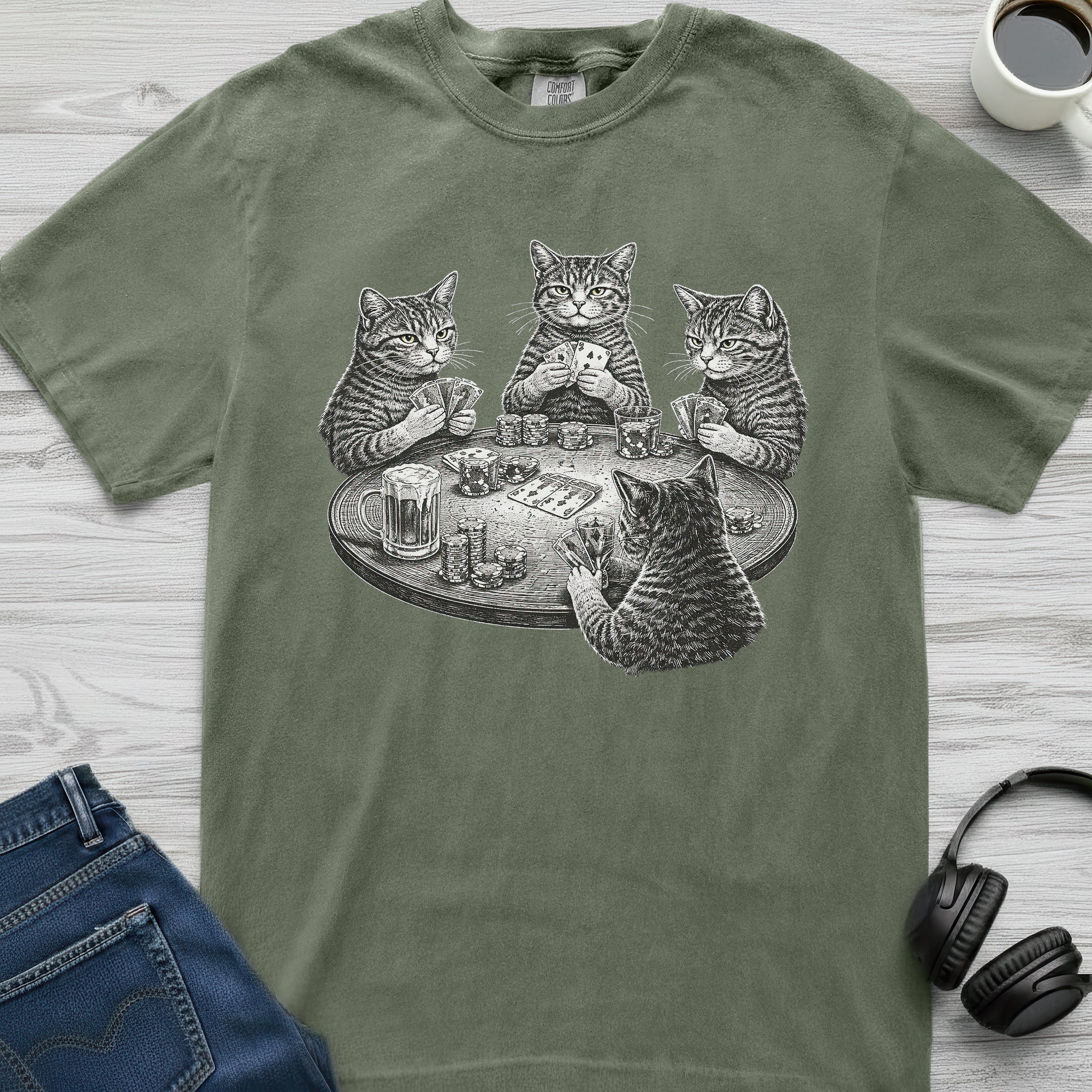Poker Cats T-Shirt