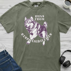 Running From Responsibilities Husky T-Shirt