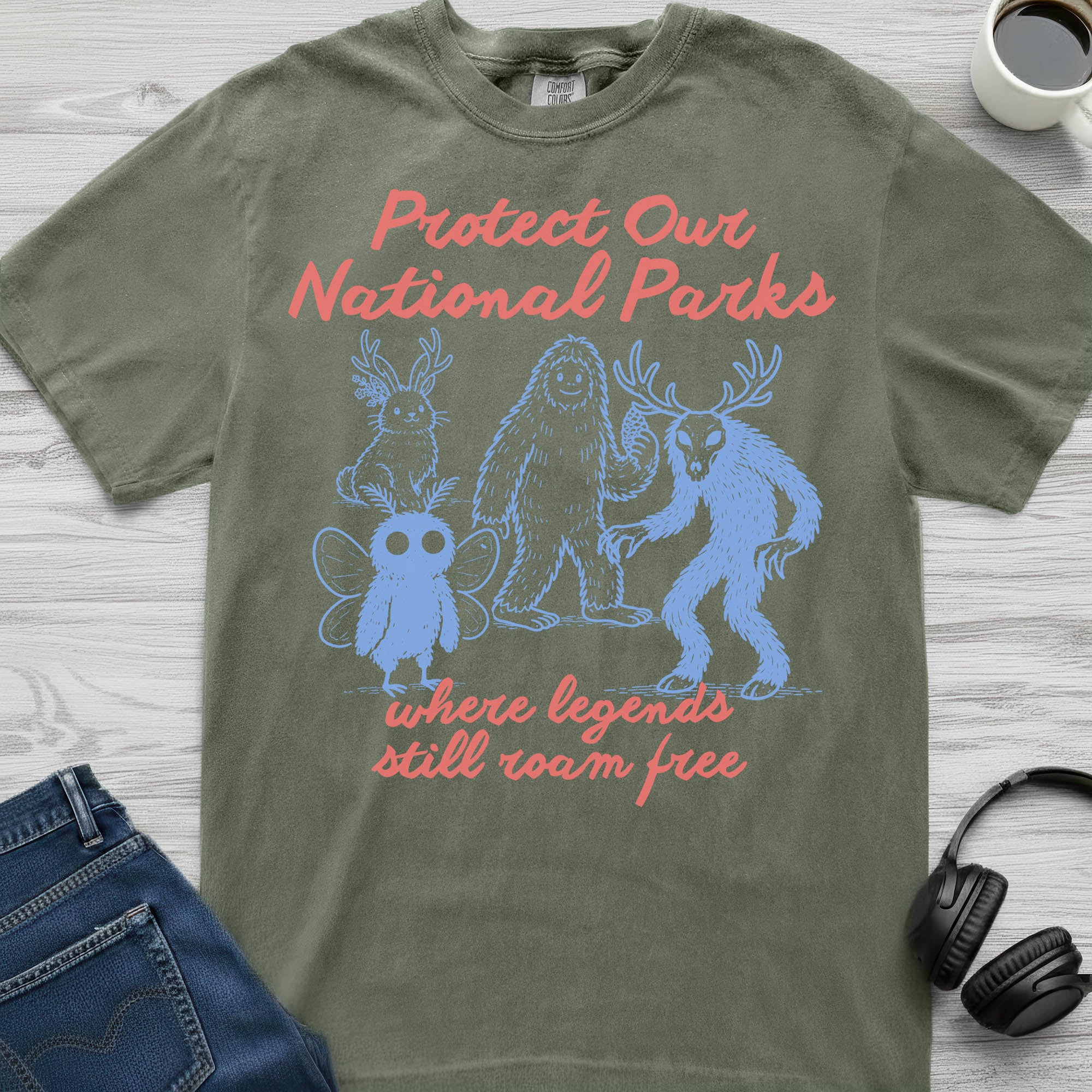 Cryptid National Parks T-Shirt