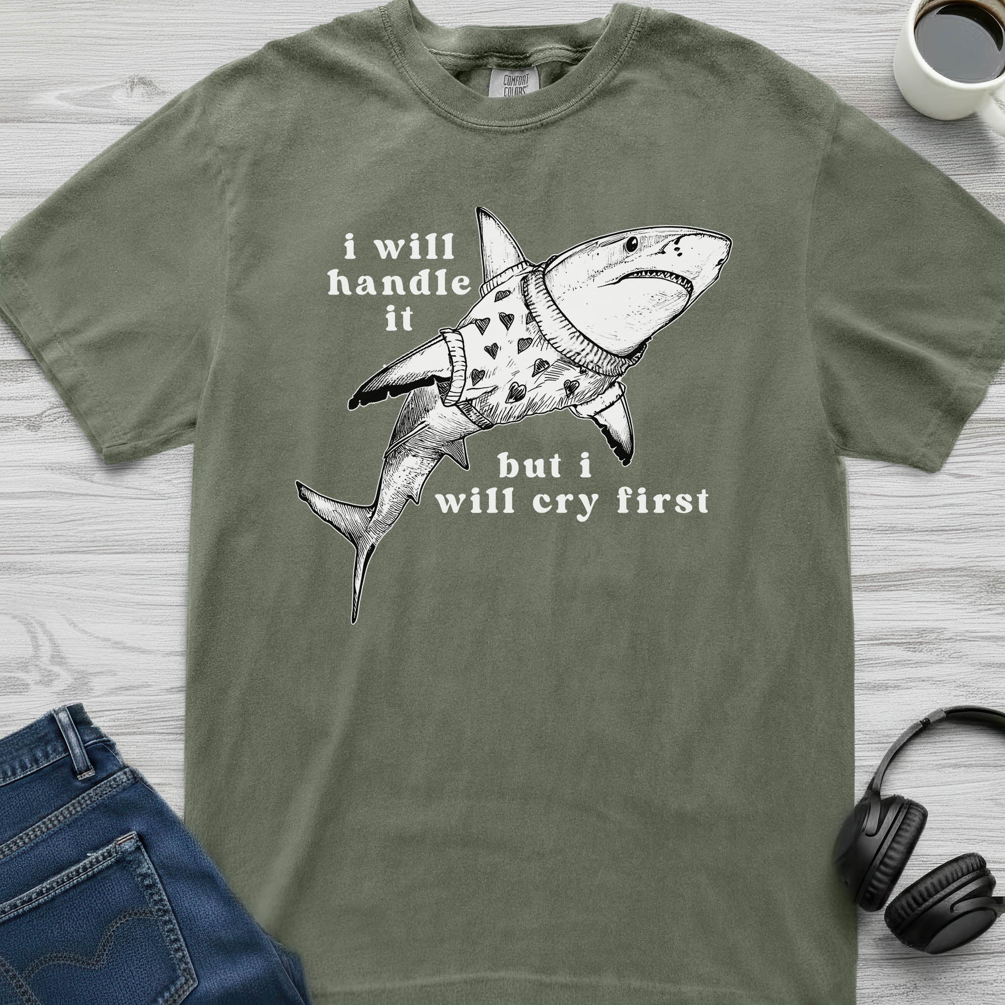 Shark Cry First T-Shirt