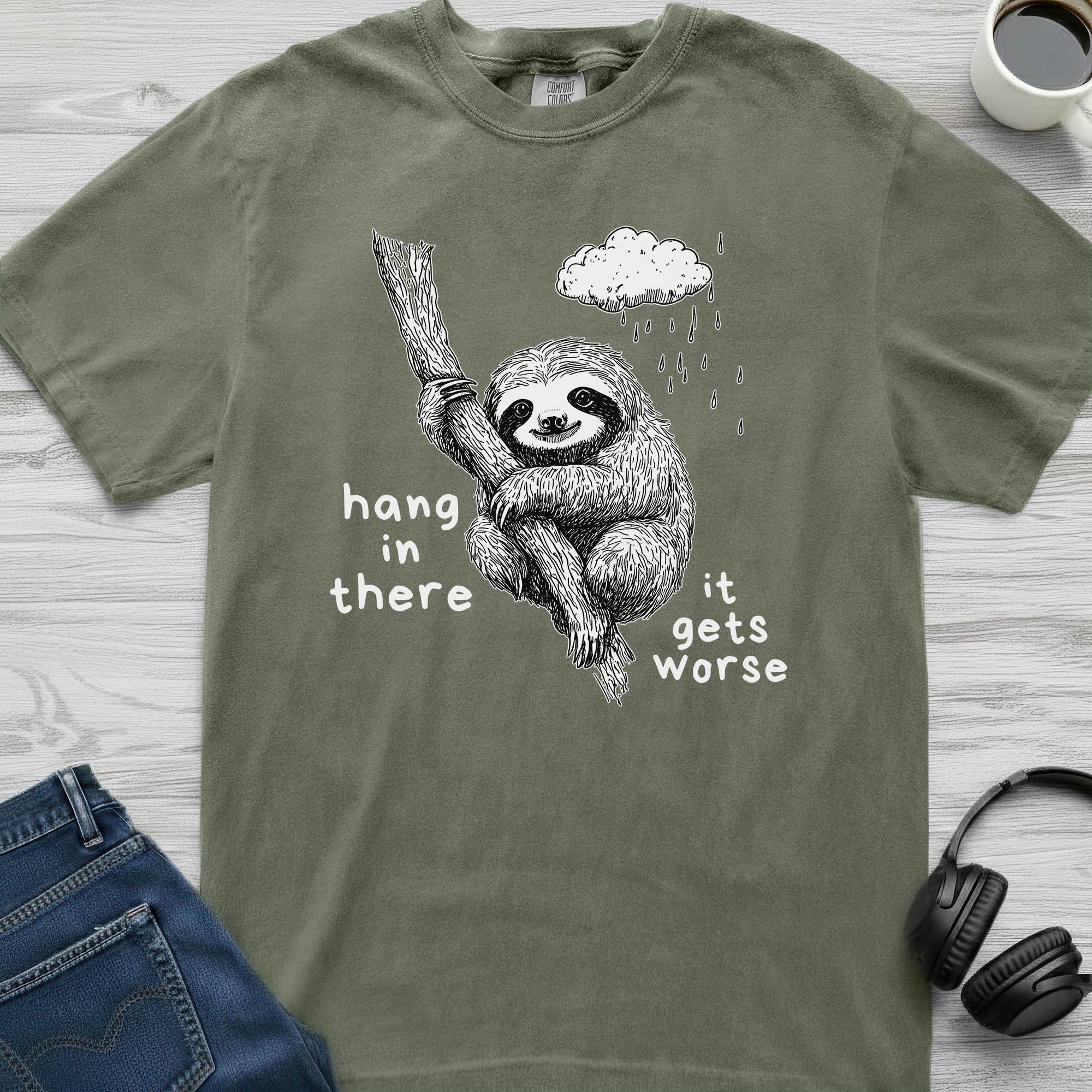 Sloth It Gets Worse T-Shirt