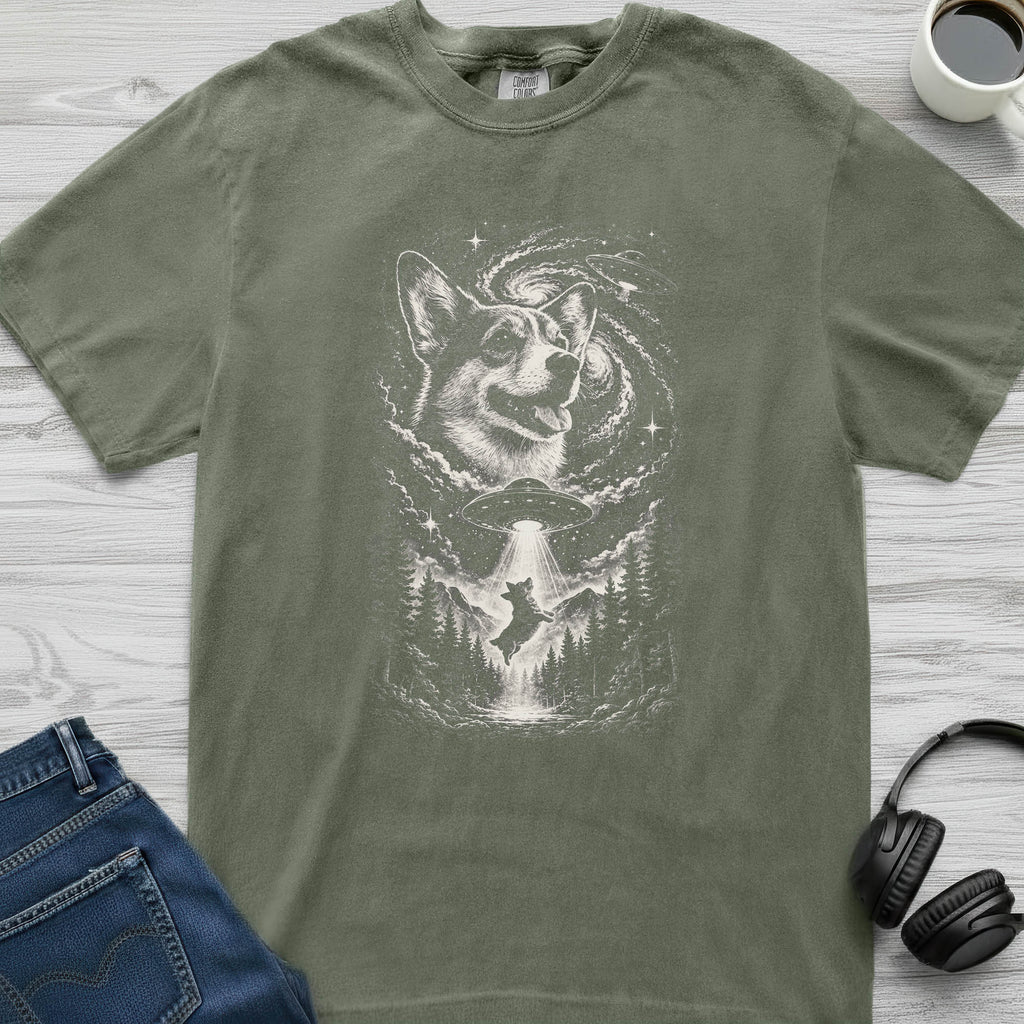 Corgi UFO T-Shirt