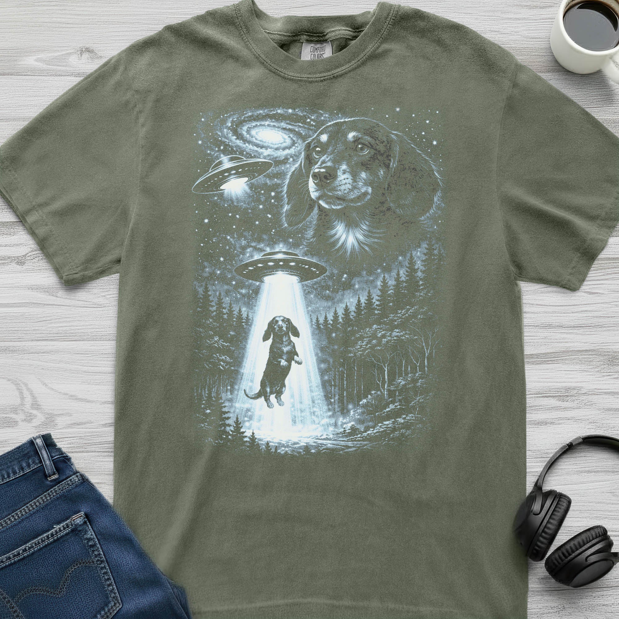 Dachshund UFO T-Shirt
