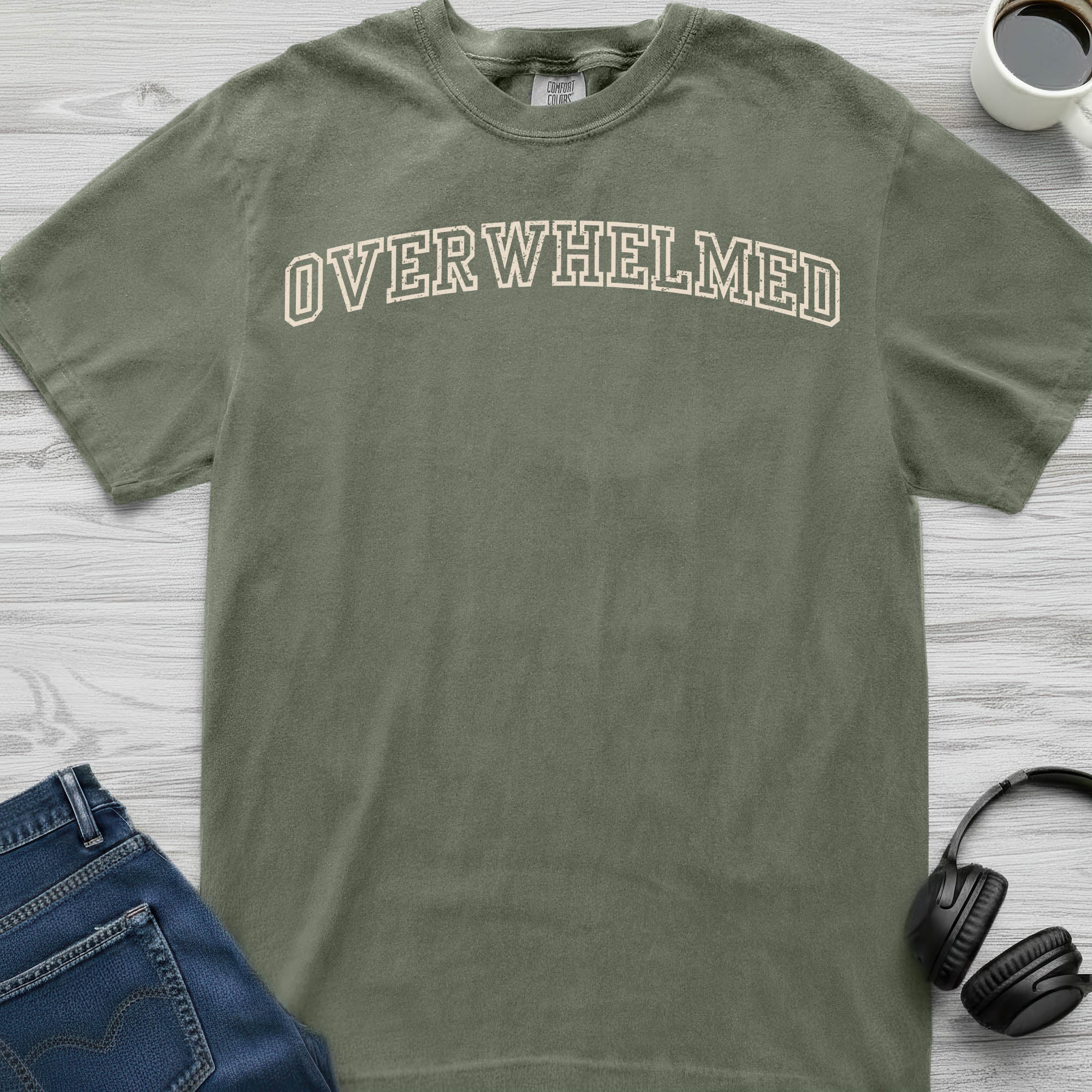 Overwhelmed Varsity T-Shirt