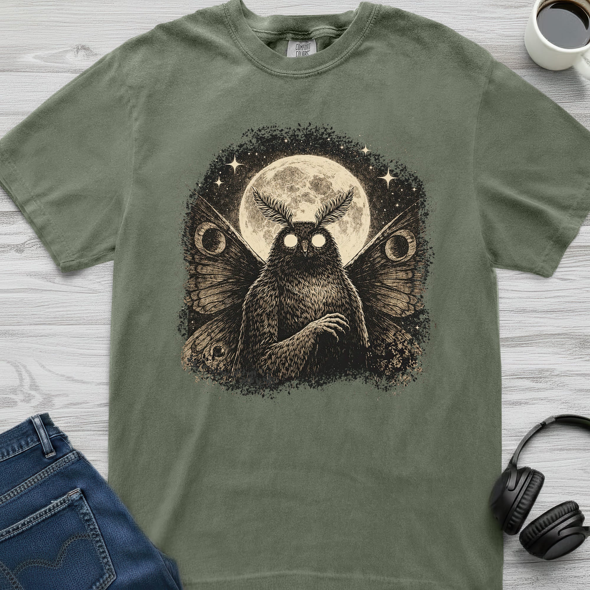 Mothman Moon T-Shirt