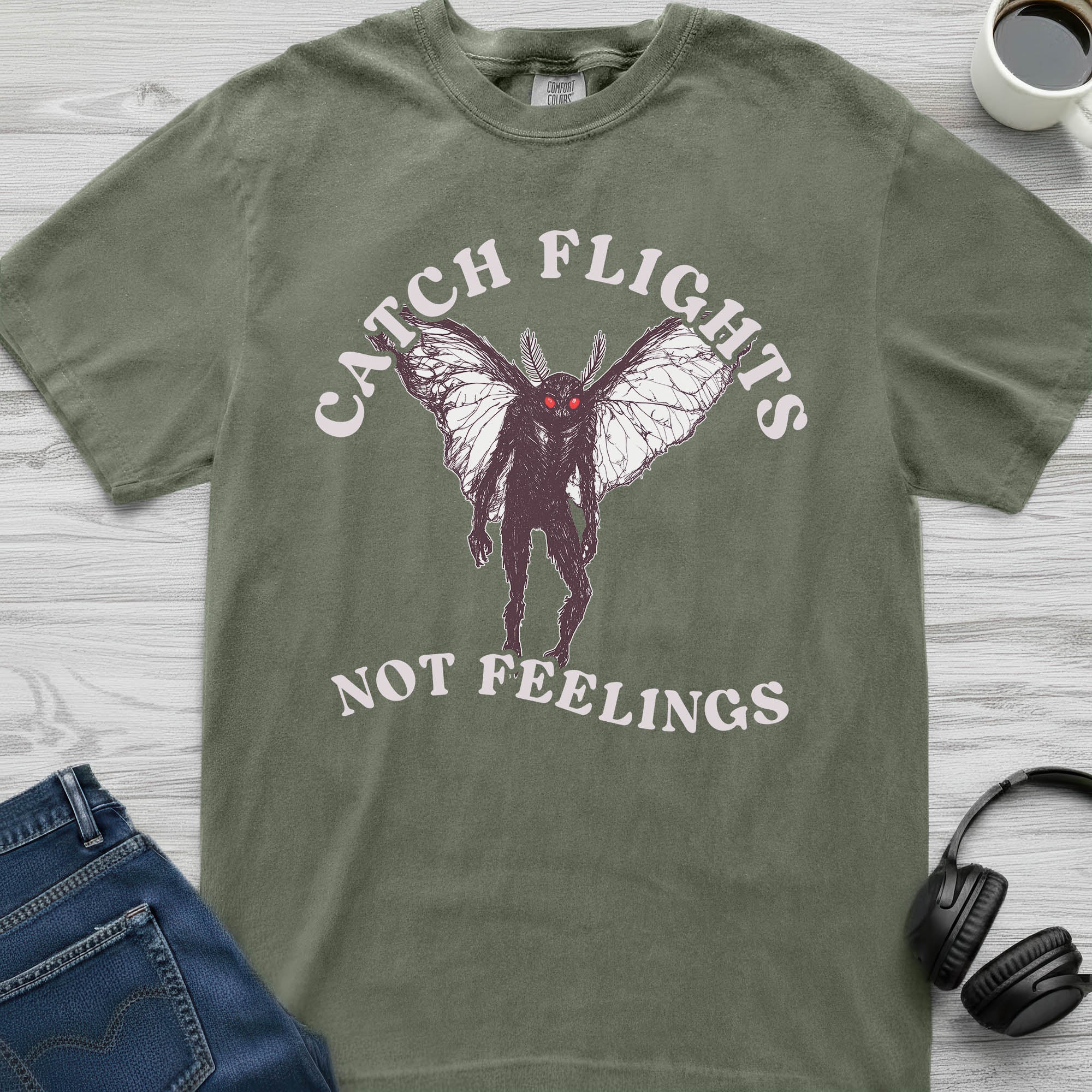 Catch Flights Mothman T-Shirt