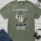 Against My Will Raccoon T-Shirt