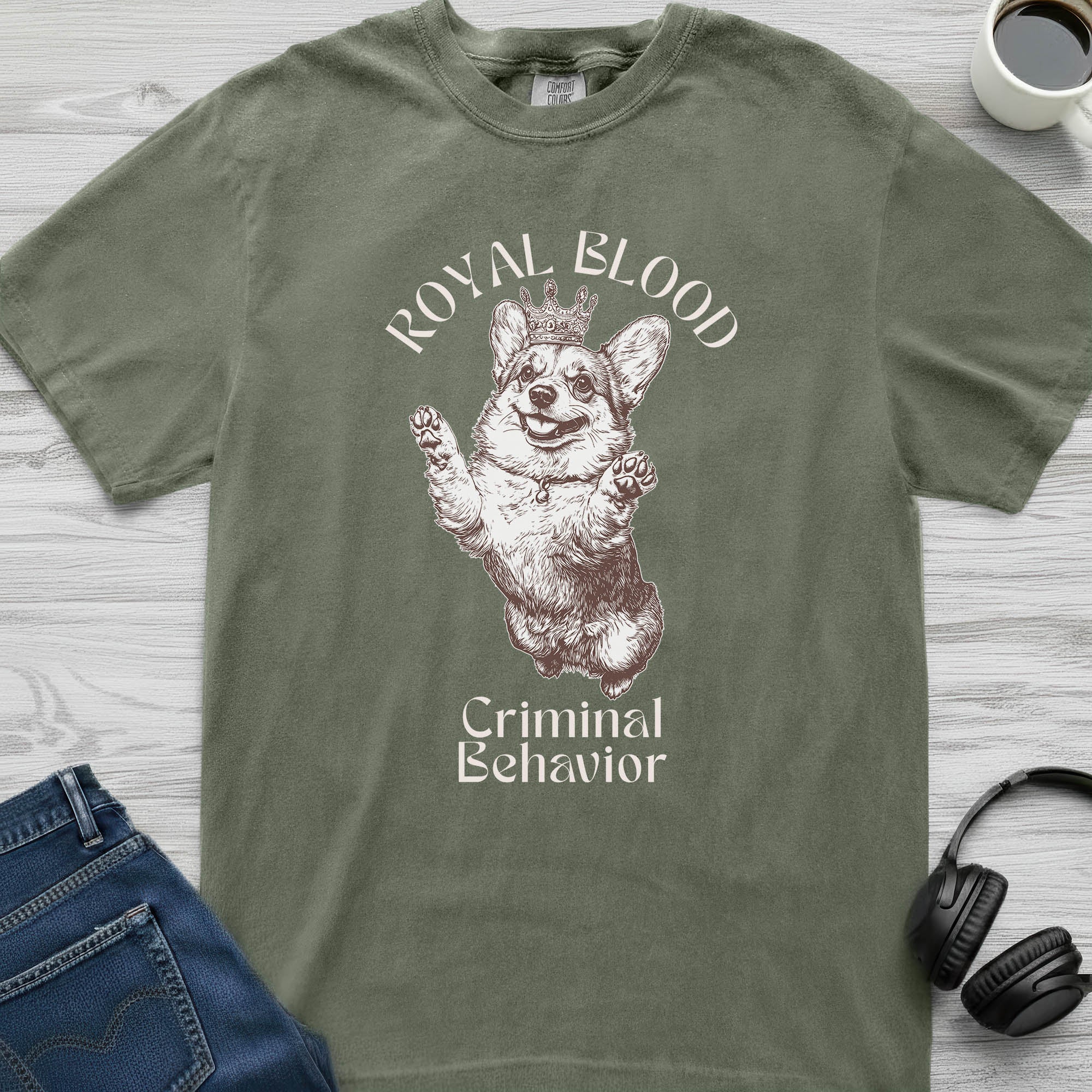 Criminal Corgi T-Shirt