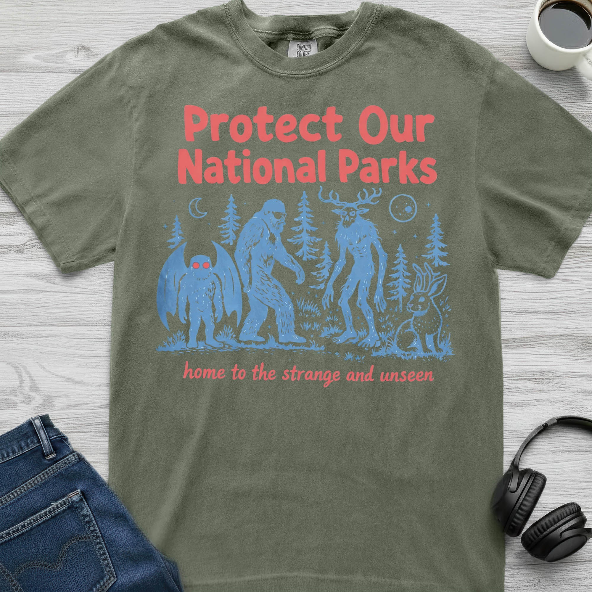 Cryptid National Parks T-Shirt