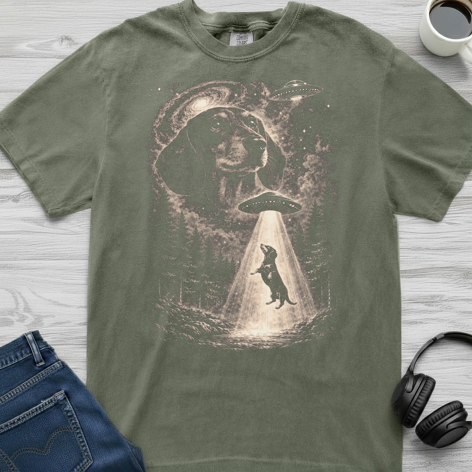 Dachshund UFO T-Shirt