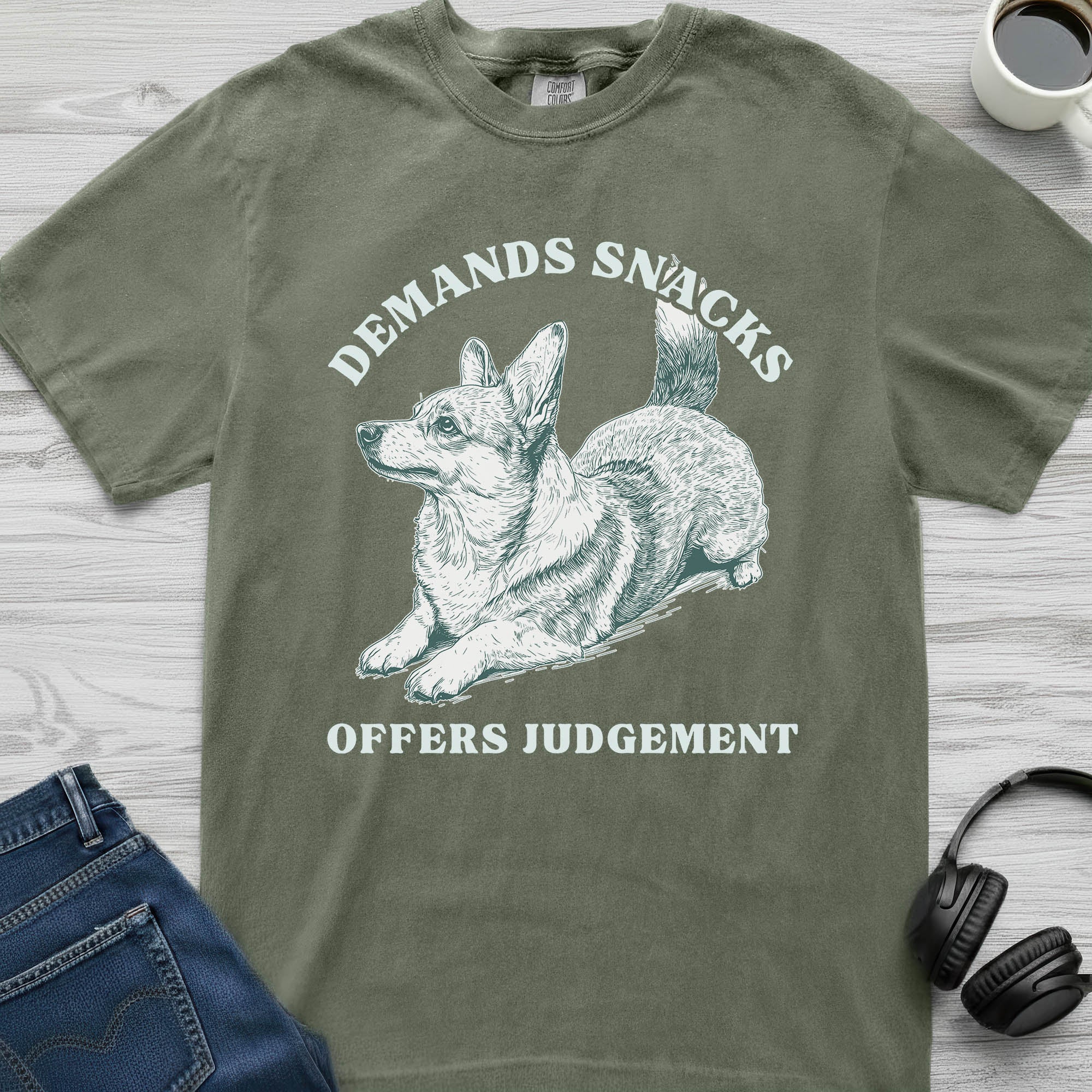 Demanding Corgi T-Shirt