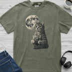 Iced Coffee Moon Cat T-Shirt