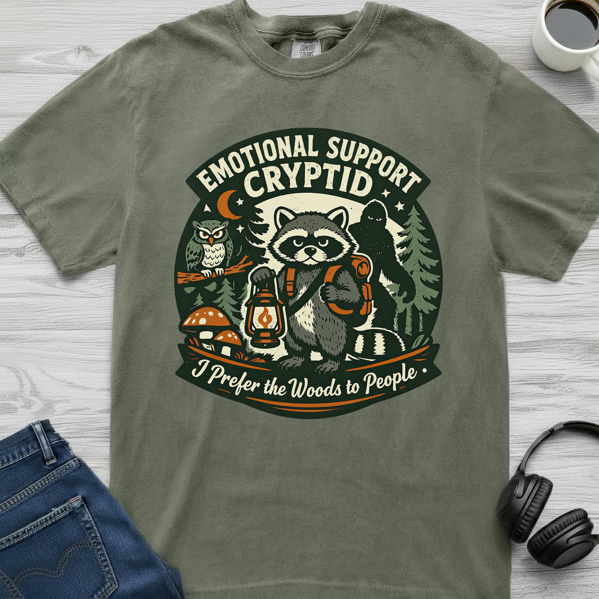 Emotional Support Cryptid T-Shirt