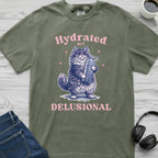 Hydrated But Delusional Cat T-Shirt