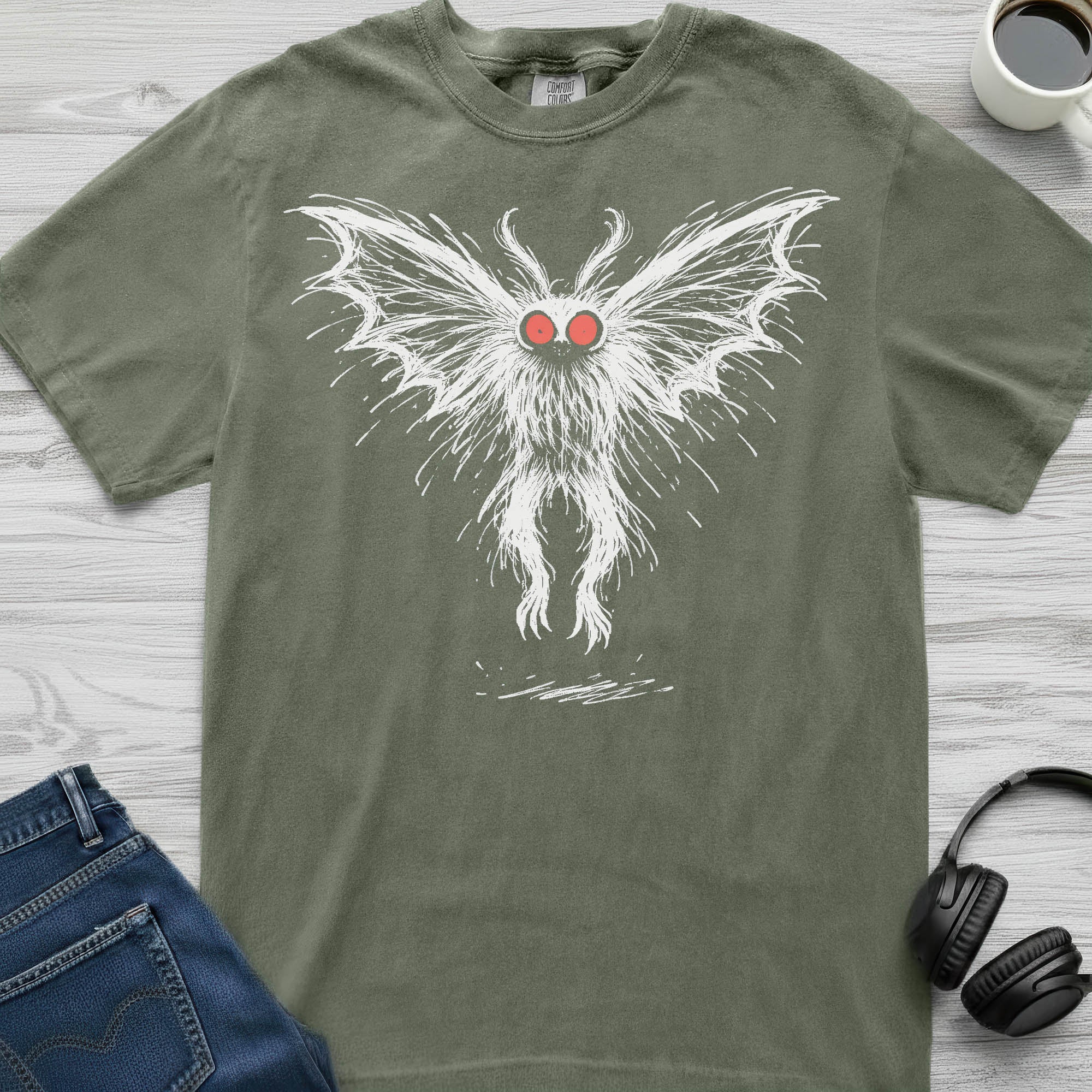 Mothman Scribble T-Shirt