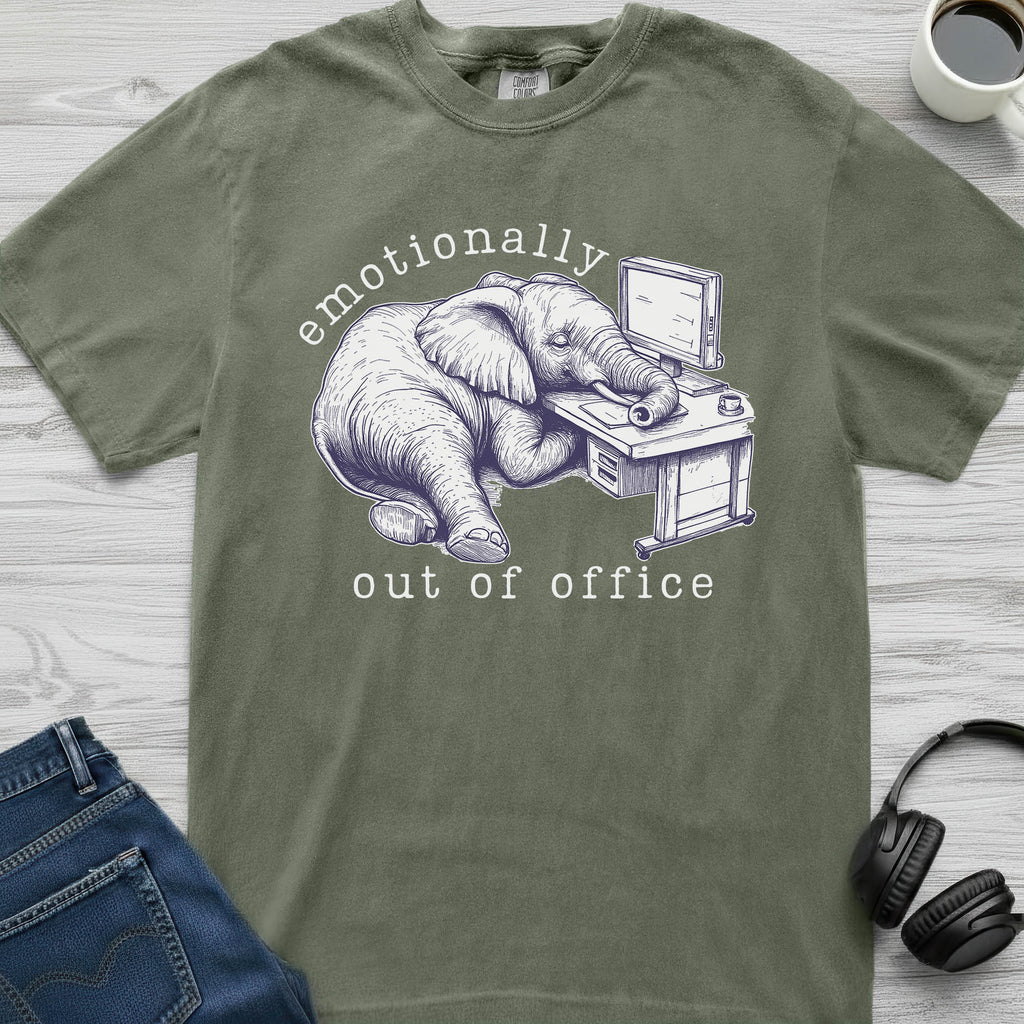 Emotionally OOO Elephant T-Shirt