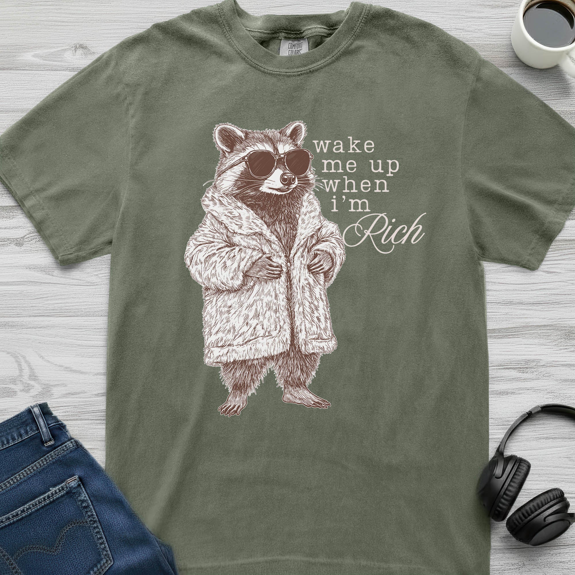 Rich Raccoon T-Shirt