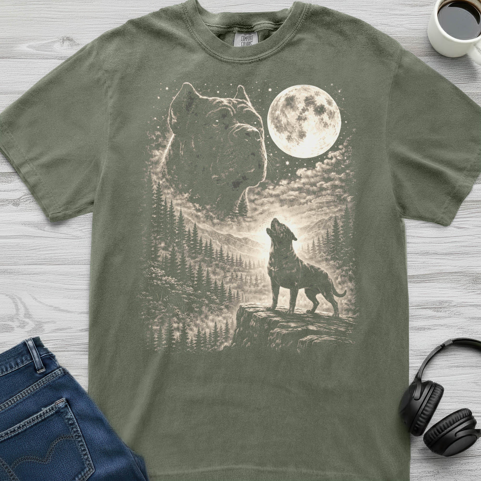 Cane Corso Moon T-Shirt