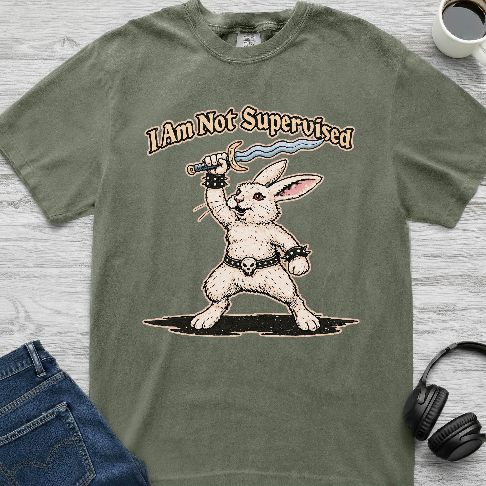 Unsupervised Rabbit T-Shirt