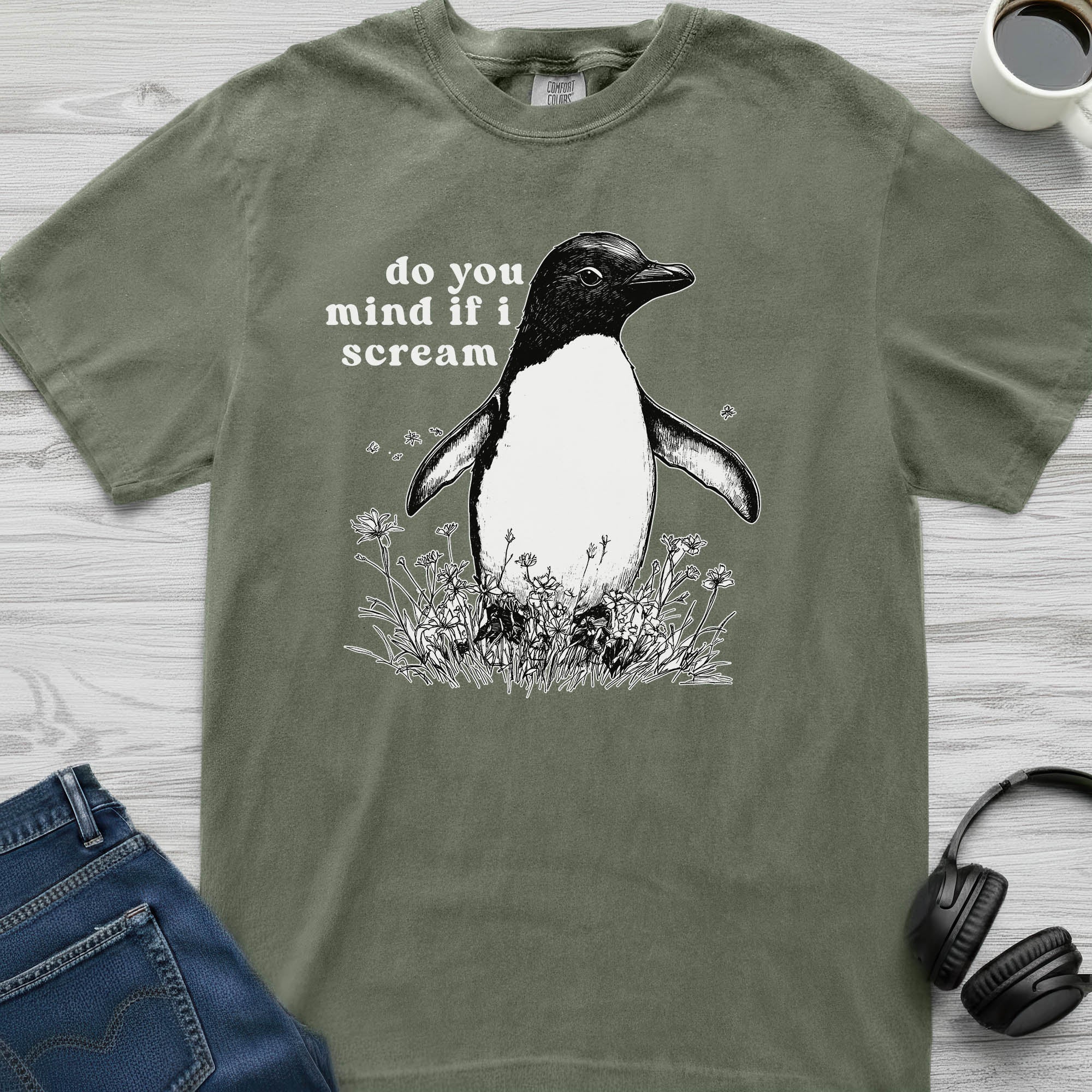 Penguin Scream T-Shirt