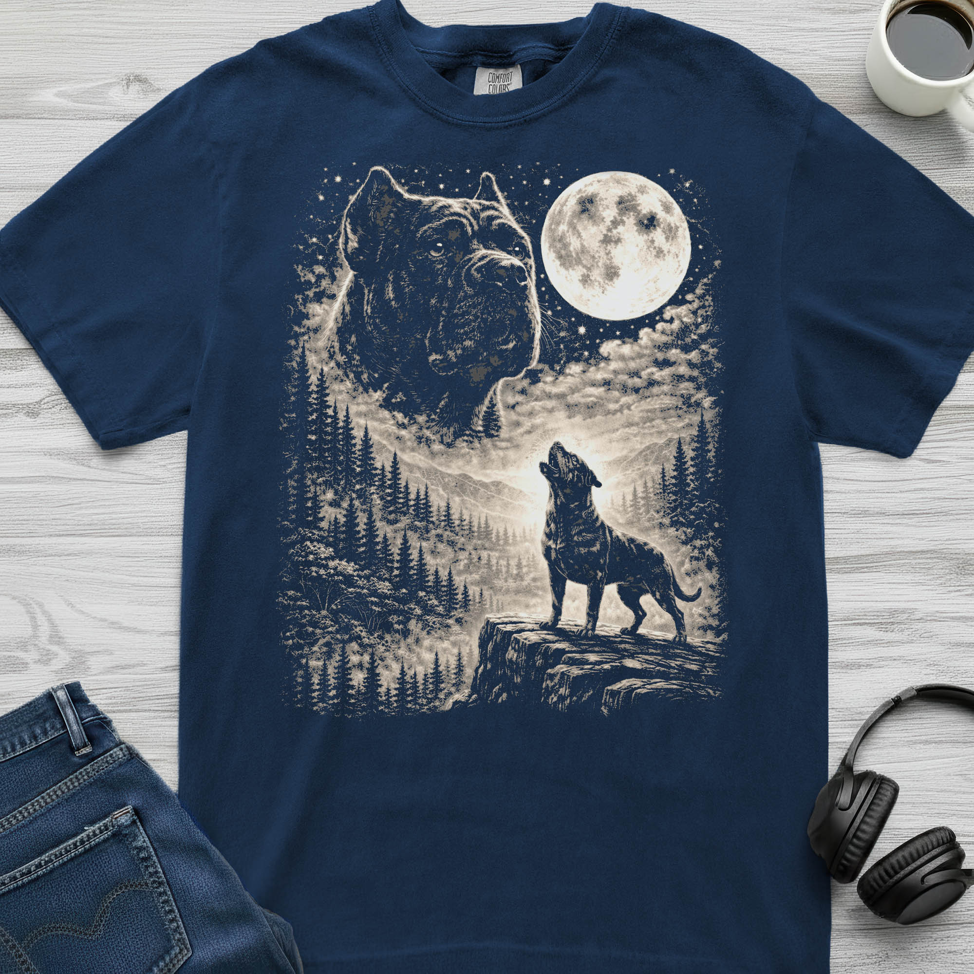 Cane Corso Moon T-Shirt