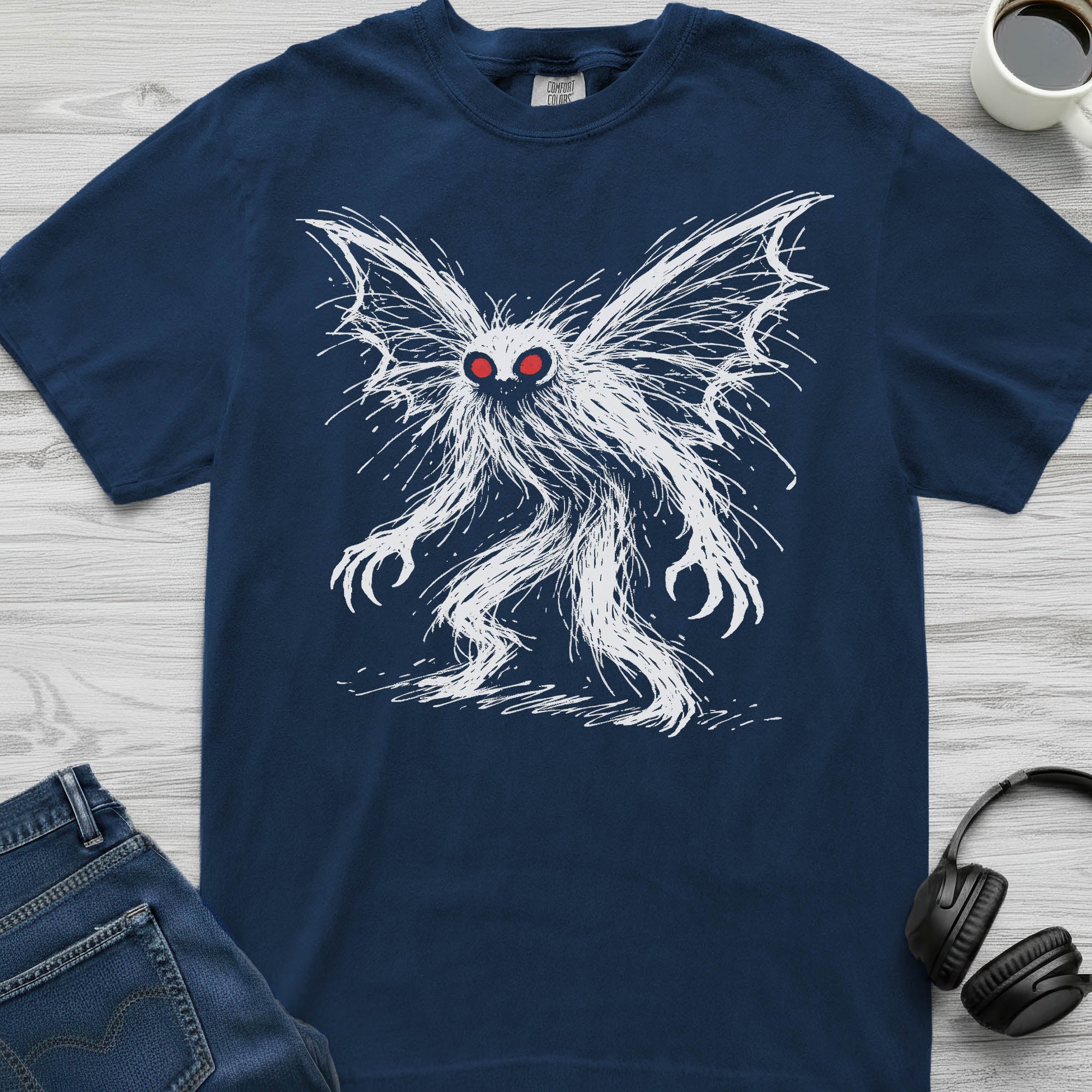 Mothman Scribble T-Shirt