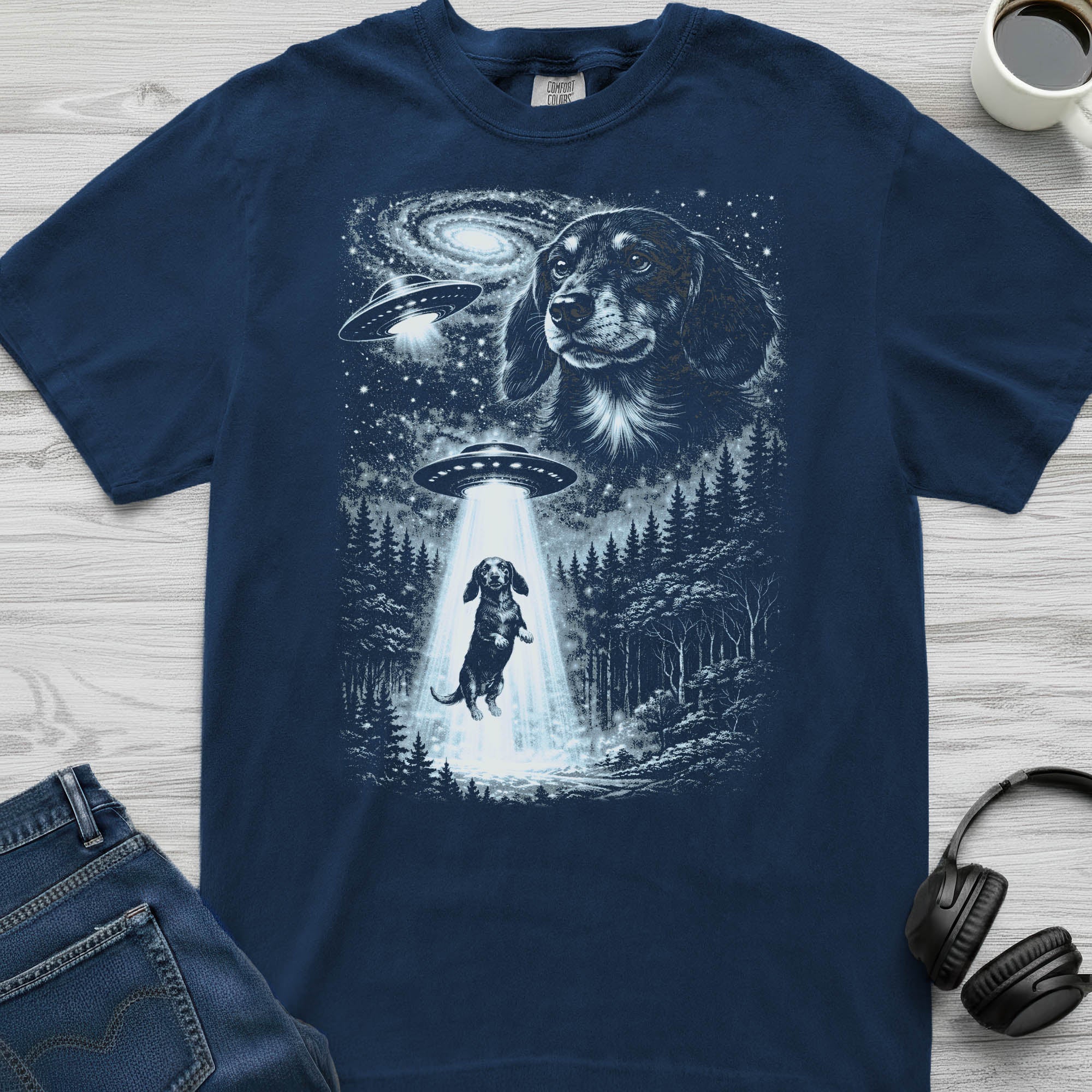 Dachshund UFO T-Shirt