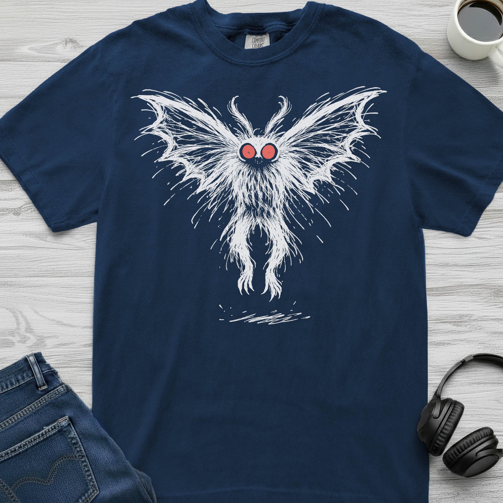 Mothman Scribble T-Shirt