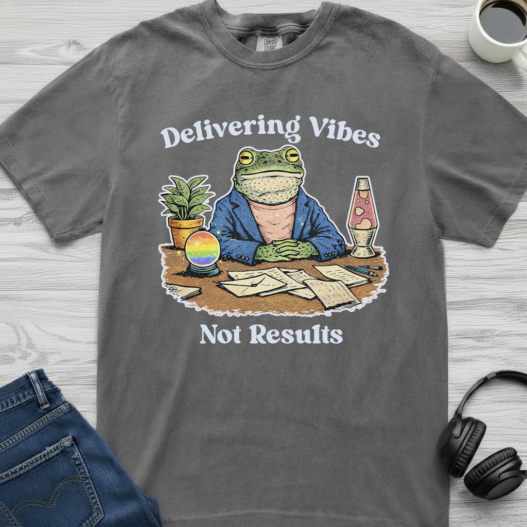 Vibes Not Results Frog T-Shirt