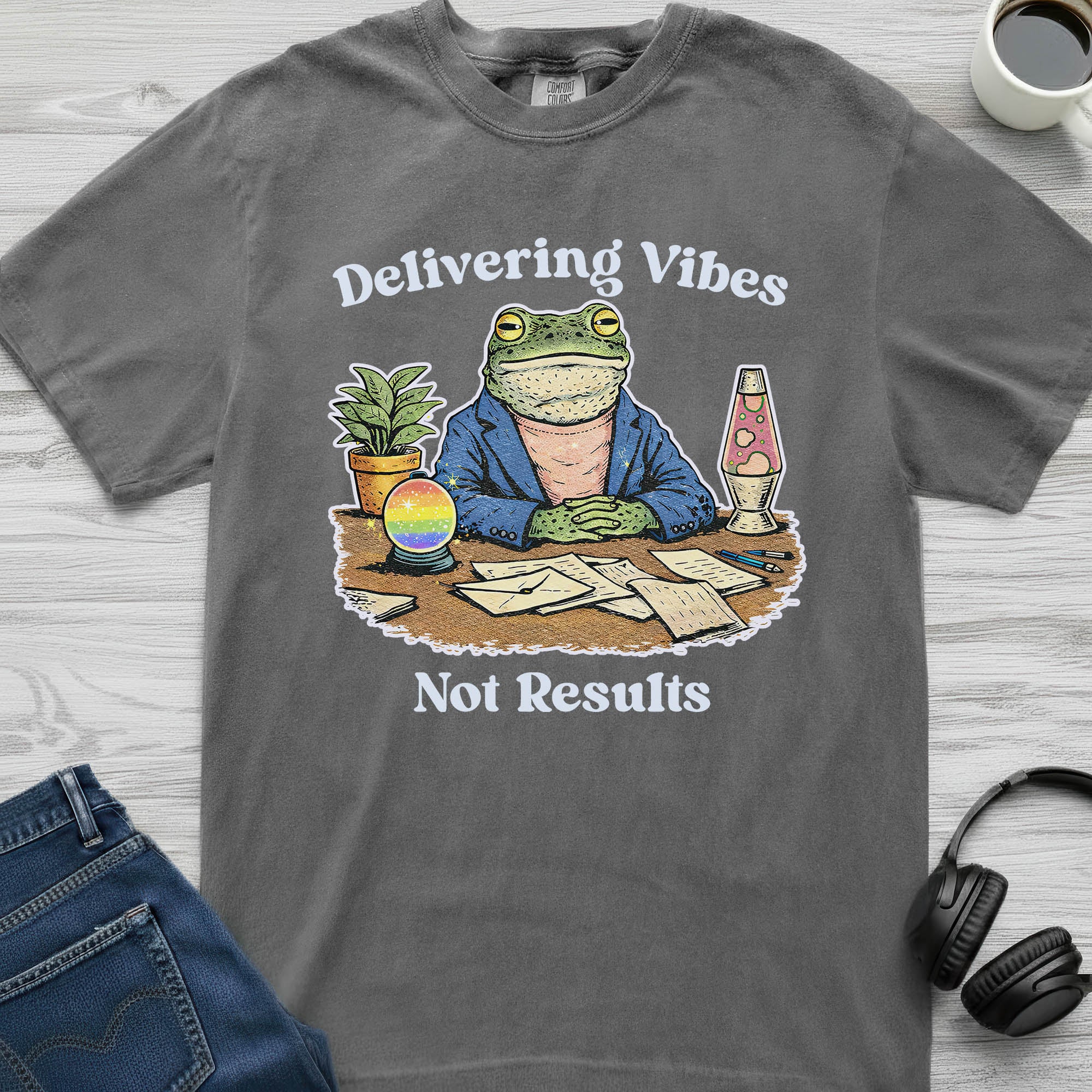Vibes Not Results Frog T-Shirt