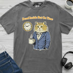 On Time Dead Inside Cat T-Shirt