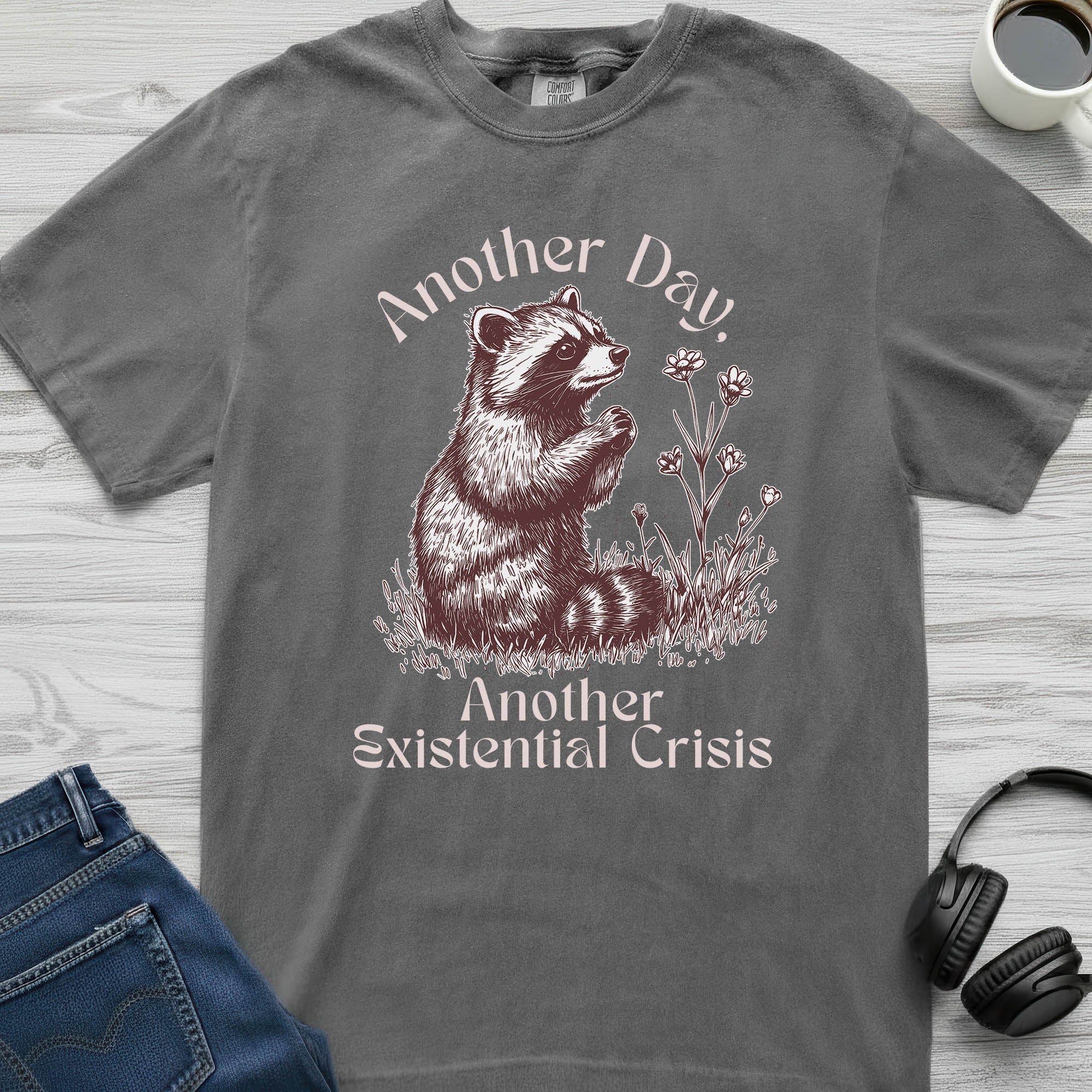 Existential Crisis Raccoon T-Shirt