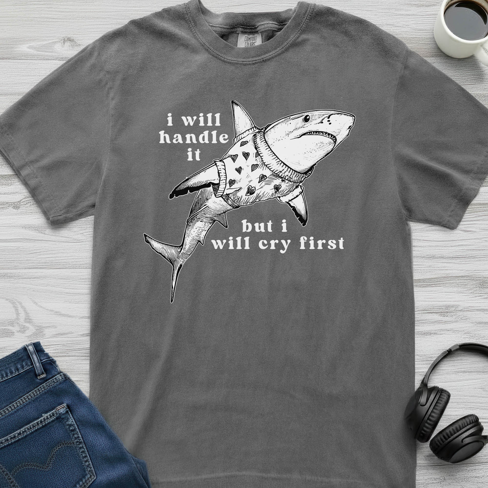 Shark Cry First T-Shirt