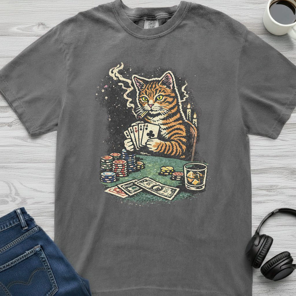 Poker Cat T-Shirt