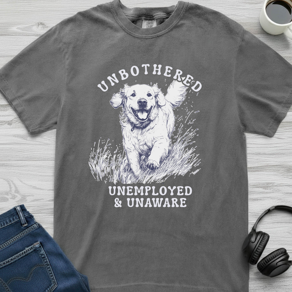 Unbothered Golden Retriever T-Shirt