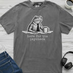 Here For the Paycheck Frog T-Shirt