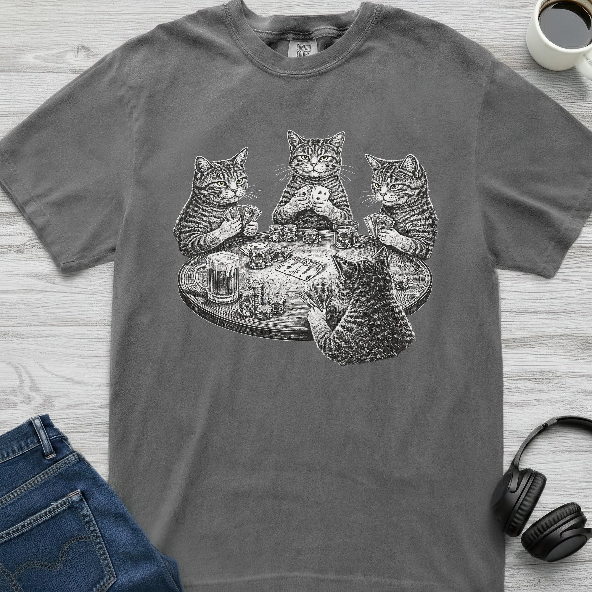 Poker Cats T-Shirt