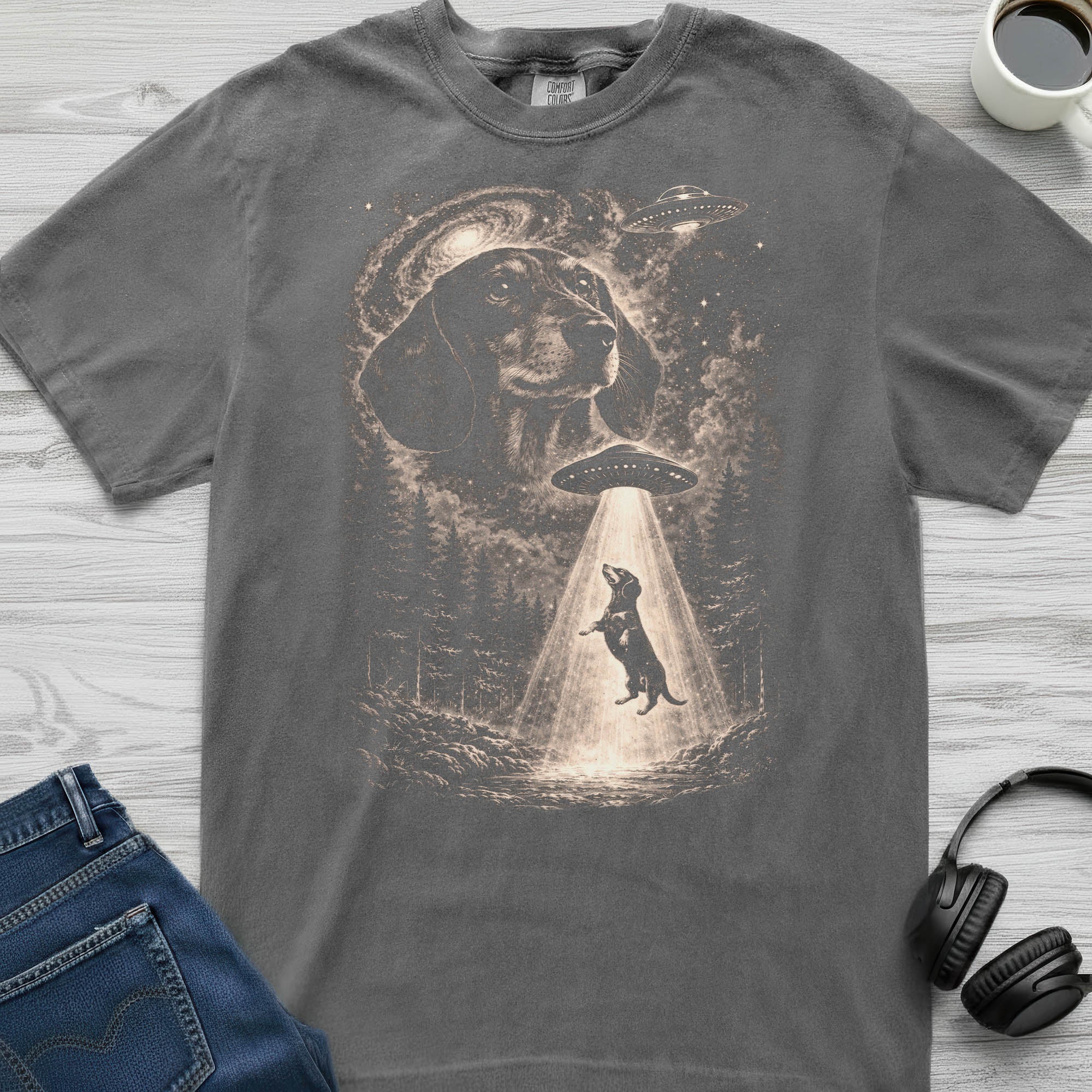 Dachshund UFO T-Shirt