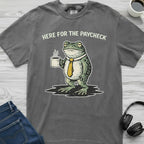 Here For The Paycheck Frog T-Shirt