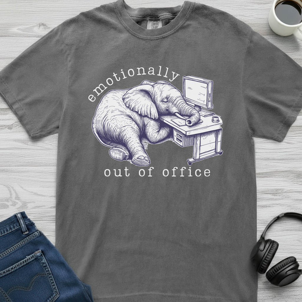 Emotionally OOO Elephant T-Shirt