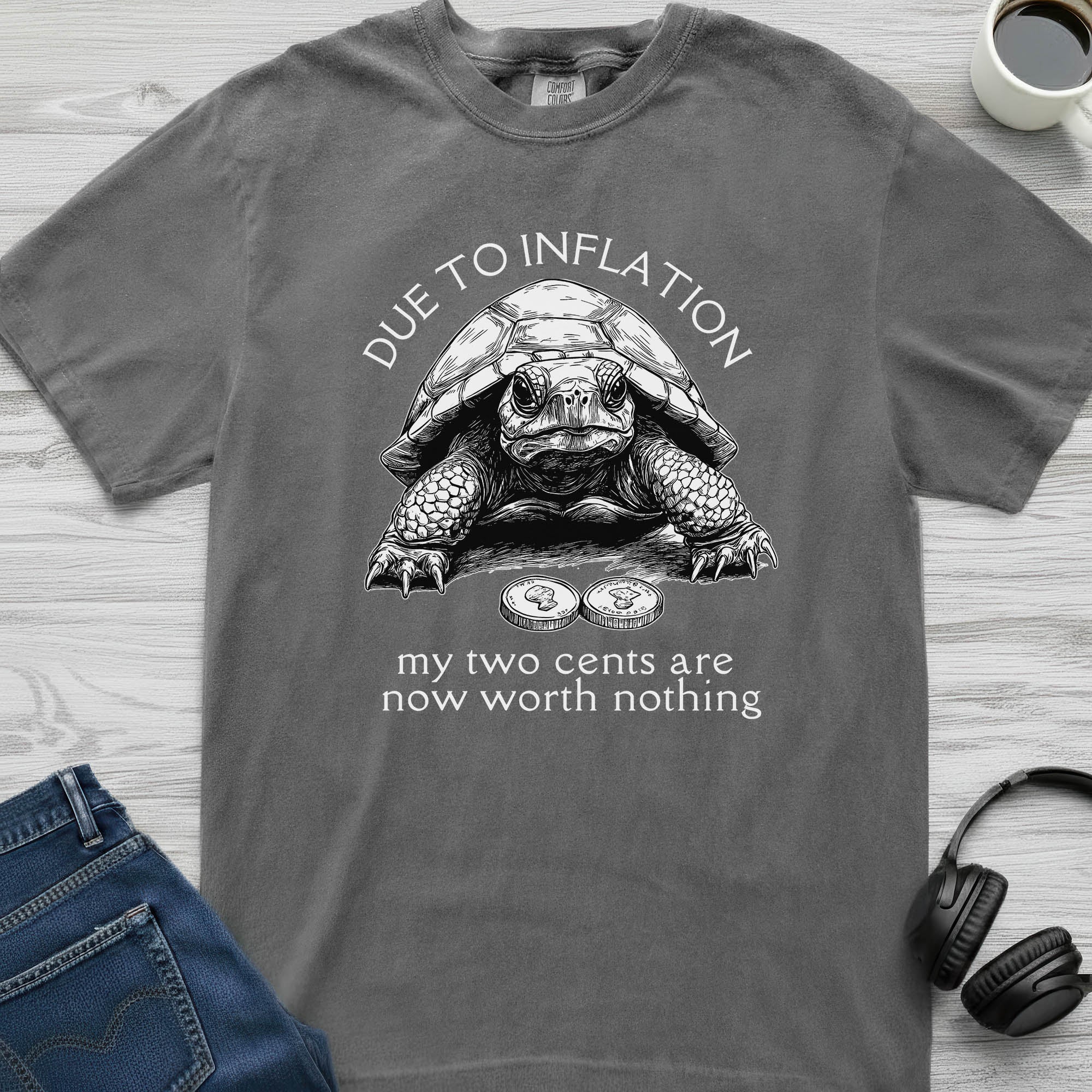 Two Cents Tortoise T-Shirt
