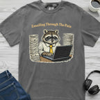 Emailing And Pain Raccoon T-Shirt
