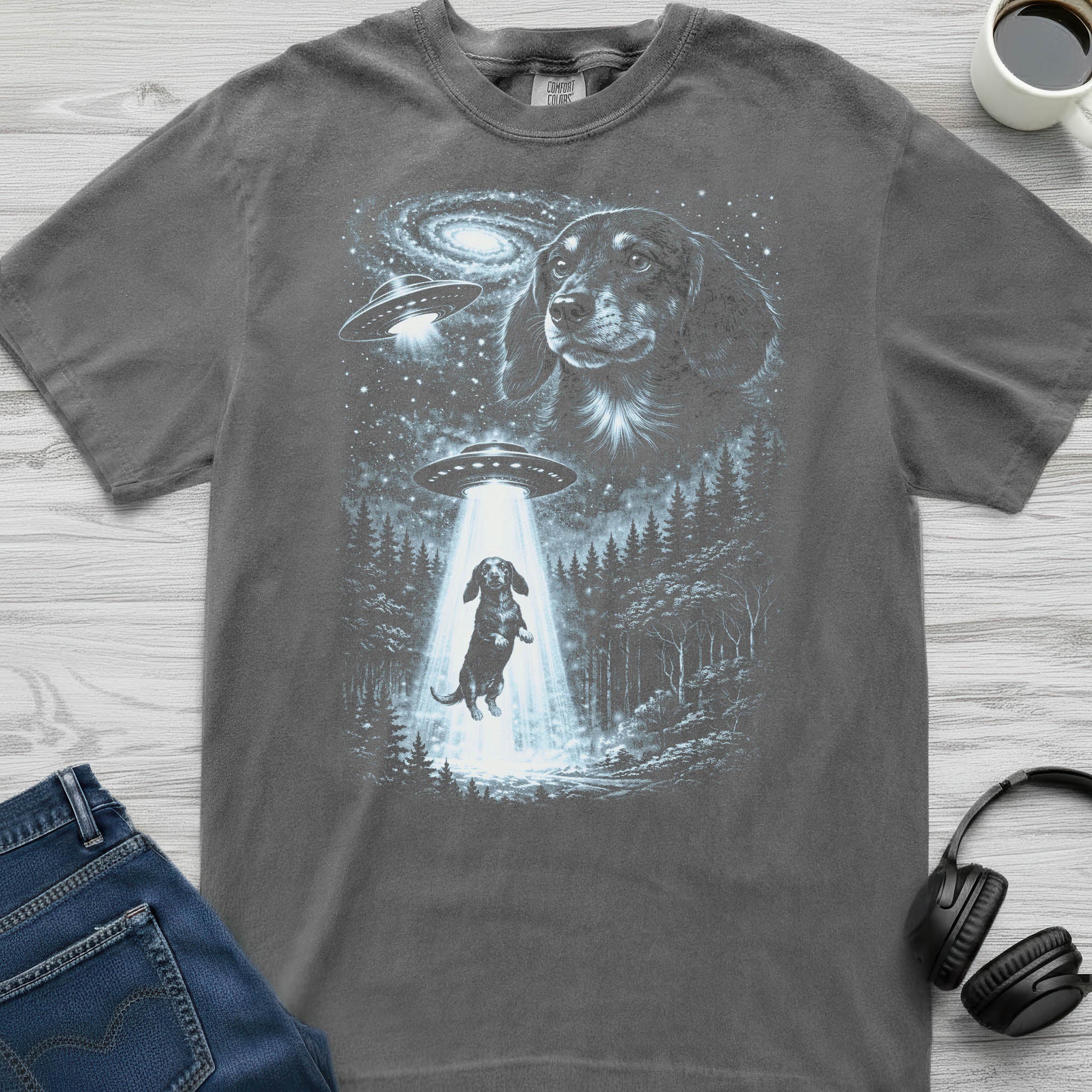Dachshund UFO T-Shirt