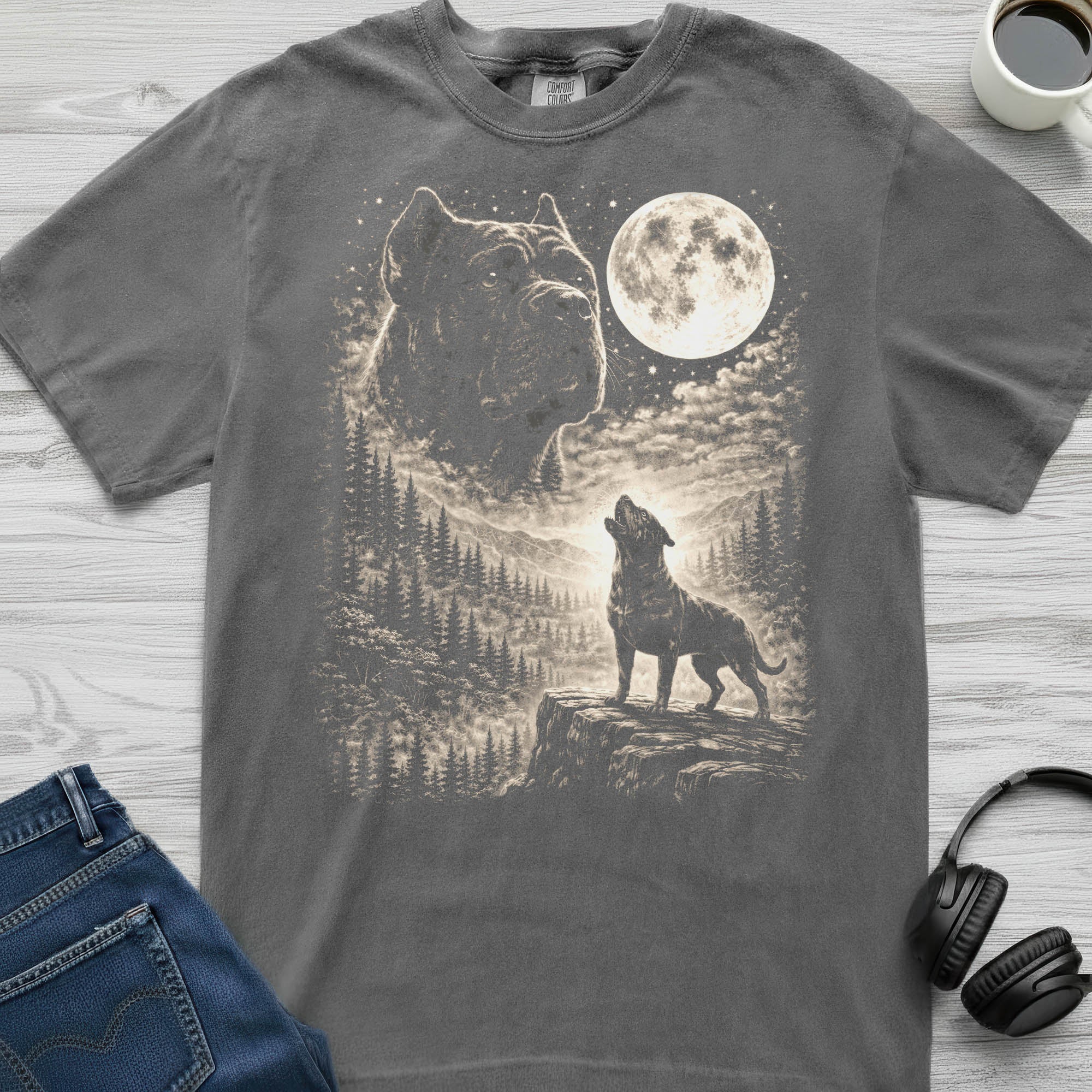 Cane Corso Moon T-Shirt