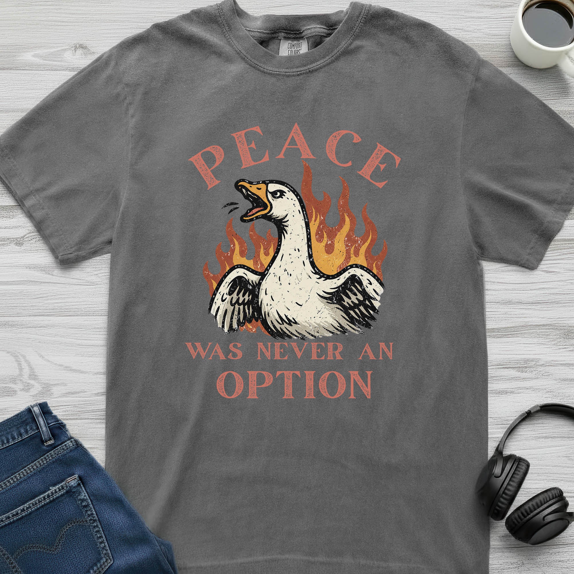 No Peace Goose T-Shirt