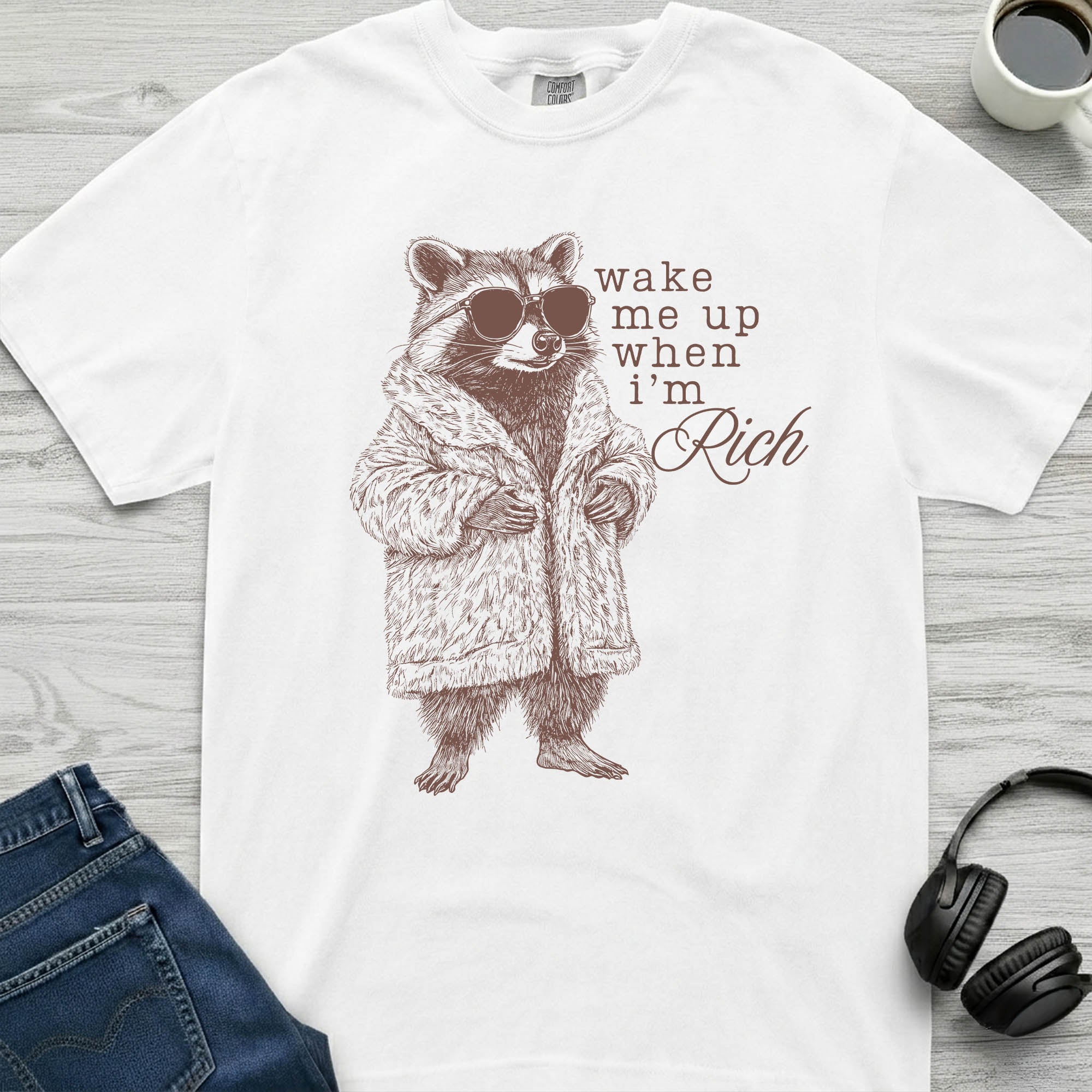 Rich Raccoon T-Shirt
