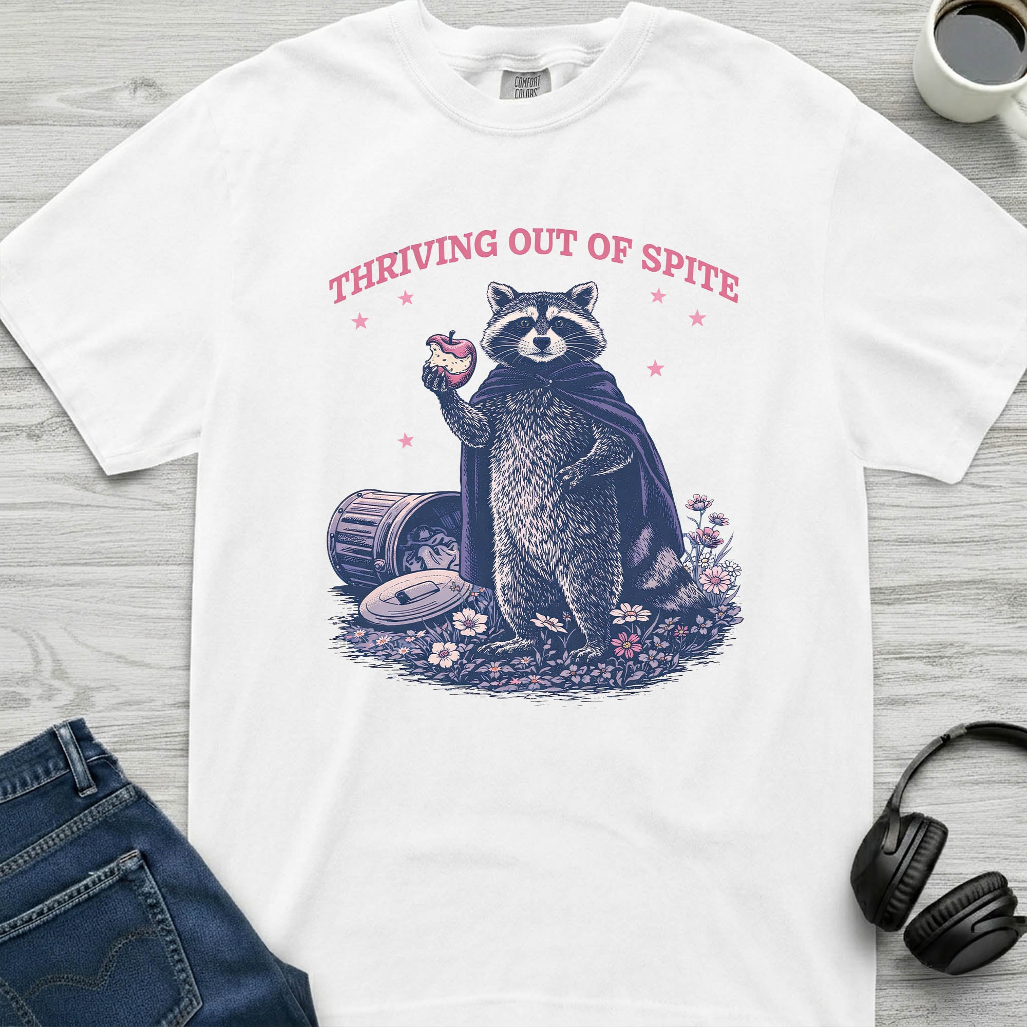 Thriving Out Of Spite Raccoon T-Shirt