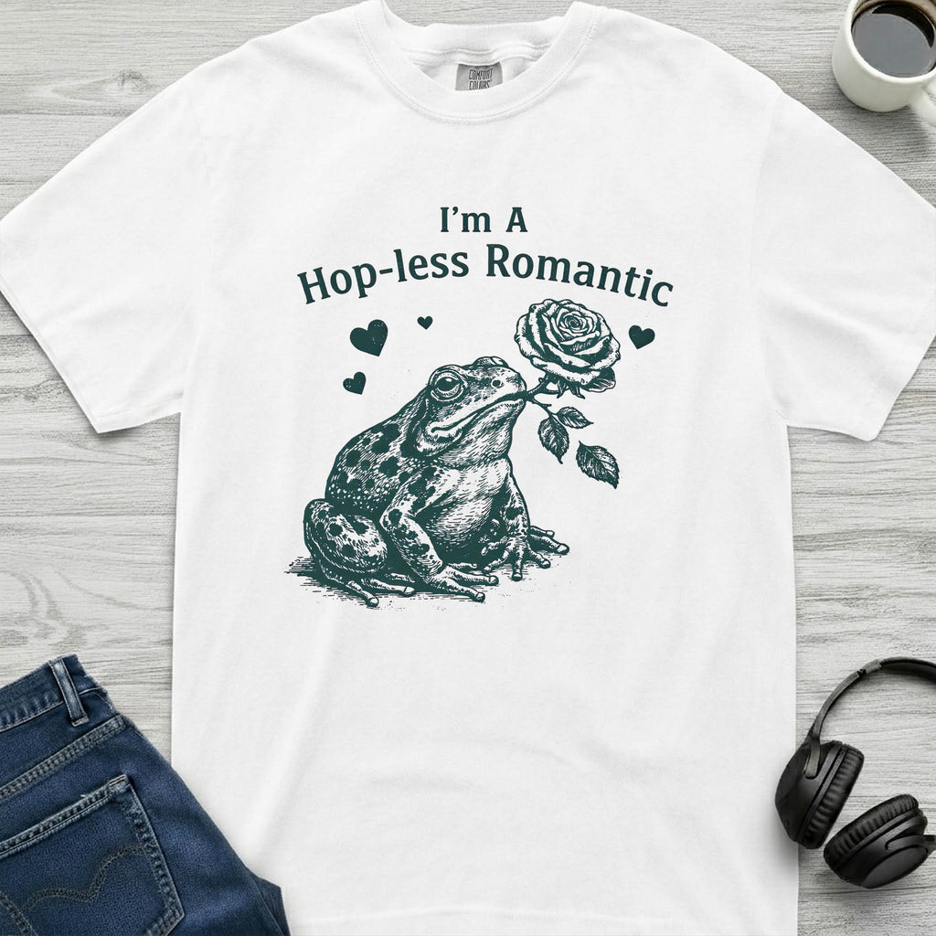 Hopless Romantic Frog T-Shirt